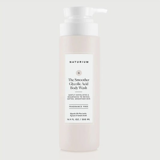 the-smoother-glycolic-acid-exfoliating-body-wash-u1 NATR-40002_The-Smoother_bonebkgd_front.webp